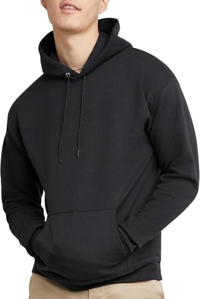 Hanes Men Hoodie, EcoSmart Fleece Hoodie, Hooded Sweatshirt for Men