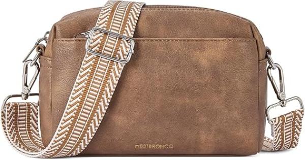 WESTBRONCO Small Crossbody Bags for Women, Shoulder Handbags, Satchel Purse with Adjustable Strap