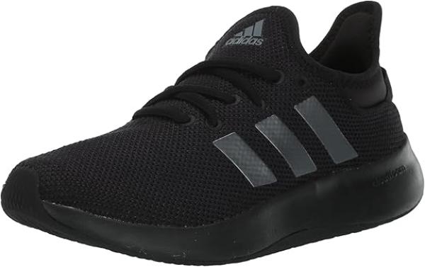 adidas Women Cloudfoam Pure Sportswear Sneaker Black/Iron Metallic/Black