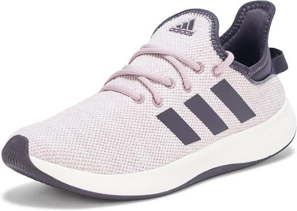 adidas Women Cloudfoam Pure Sportswear Sneaker  Preloved Fig/Aurora Black/