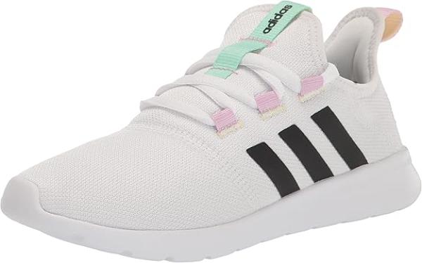 adidas Women Cloudfoam Pure 2.0 White/Black/Pulse Mint