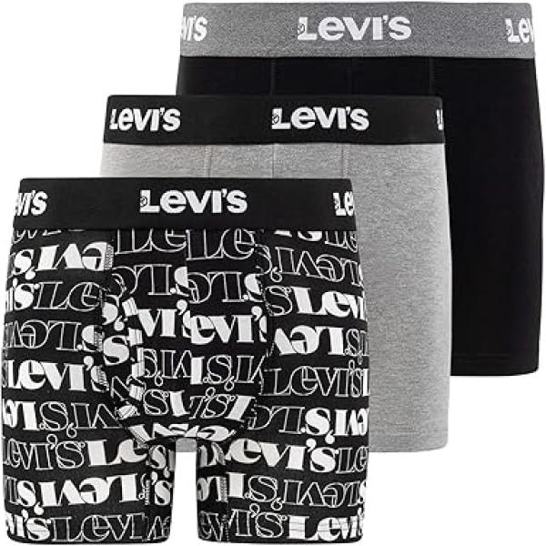 Levi s Boxer Briefs for Men, Cotton Stretch Breathable Men Underwear