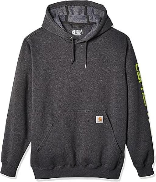 Carhartt Men Loose Fit Midweight Logo Sleeve Graphic Sweatshirt