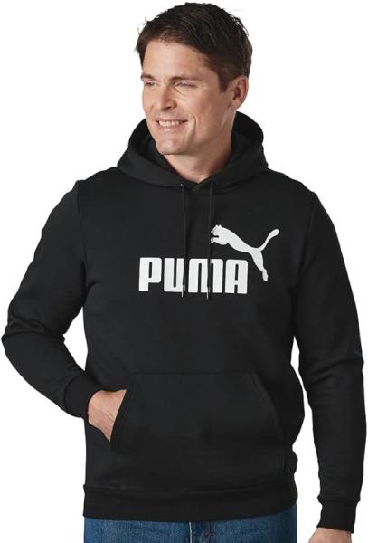 PUMA Men Essentials Big Logo Fleece Hoodie