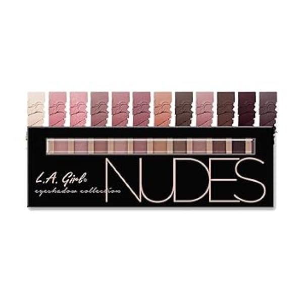 L.A. Girl Beauty Brick Eyeshadow, Nudes, 0.42 Ounce