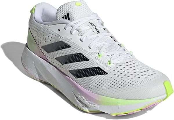 adidas Adizero Sl White/Black/Bliss Lilac 11 B (M)