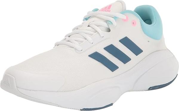 adidas Women Response Running Shoe Ftwr White/Altered Blue/Beam Pink