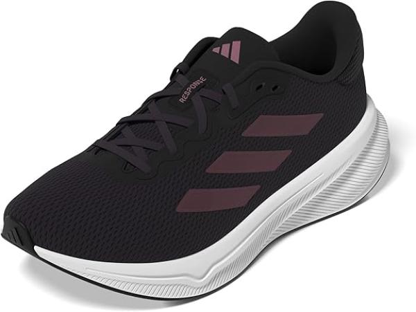 adidas Women Response Running Shoe Aurora Black/Aurora Metallic/Wonder Orchid