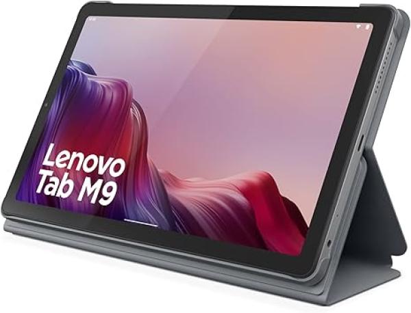 Lenovo Tab M9-2023 - Tablet - Long Battery Life - 9 HD - Front 2MP Rear 8MP Camera - 3GB Memory - 32GB Storage - Android 12 or Later - Folio Case Included,Gray