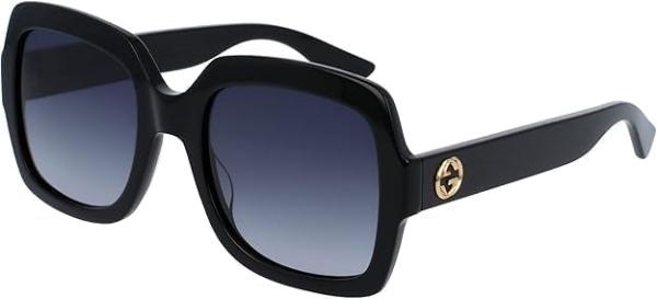 Gucci Square Women Sunglasses GG0036SN 54mm - Bundle Ocu-Kit Eyewear Care Packet